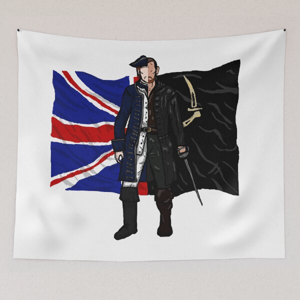 Item preview, Lietenant McGraw and Captain Flint - Black Sails designed and sold by Kira Shaw.