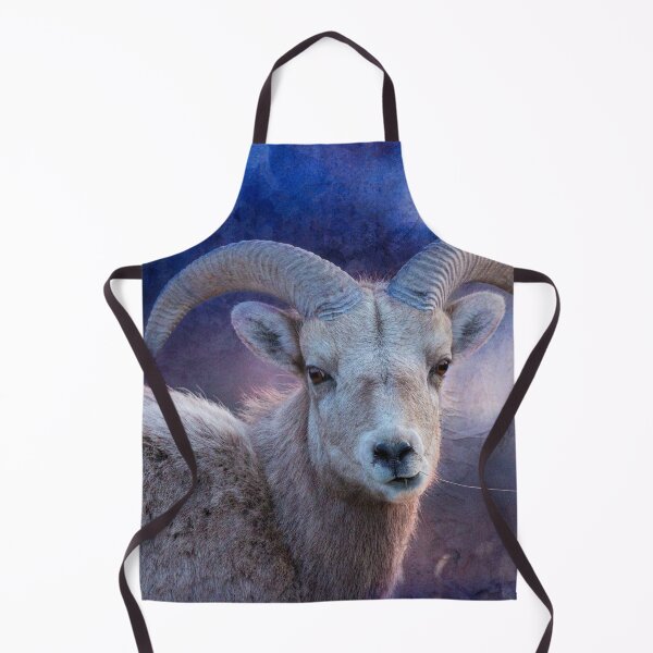 Item preview, Young Big Horn Ram, in Blue designed and sold by montanaartist.