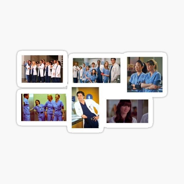 Pack d'autocollants Grey’s Anatomy Sticker