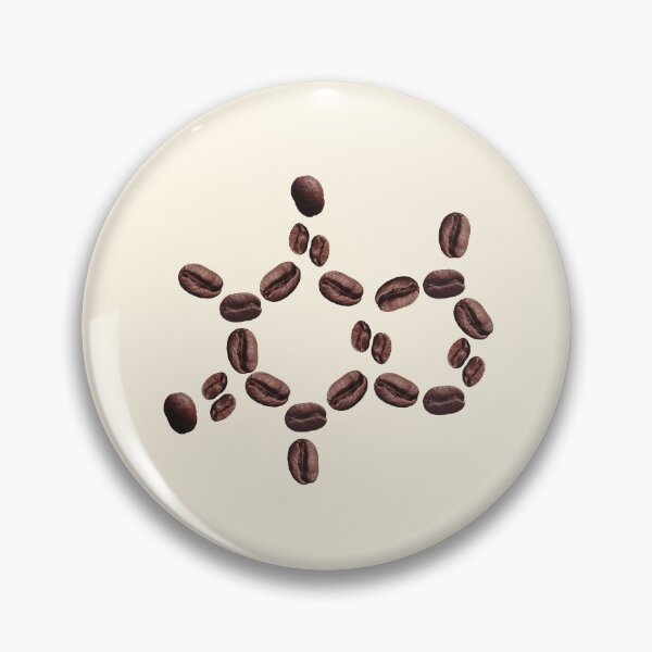 Artikelvorschau, Kaffeebohne-Koffein-Molekül-Struktur entworfen und verkauft von RadiantArray.