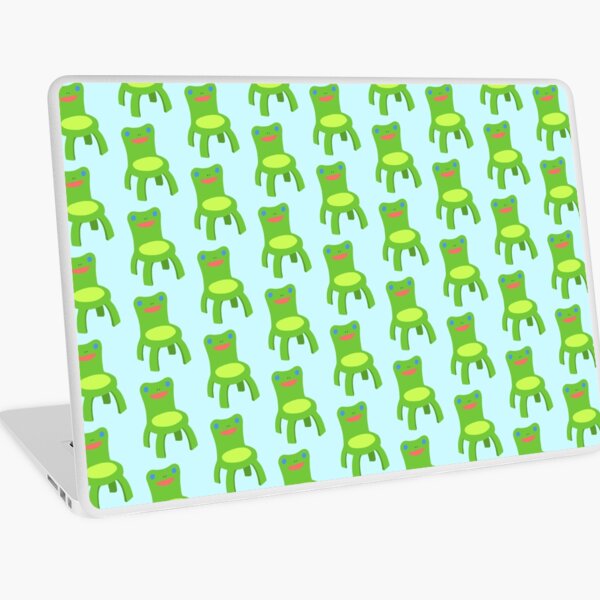Frog Emoji Laptop Skin By Gregggggg Redbubble