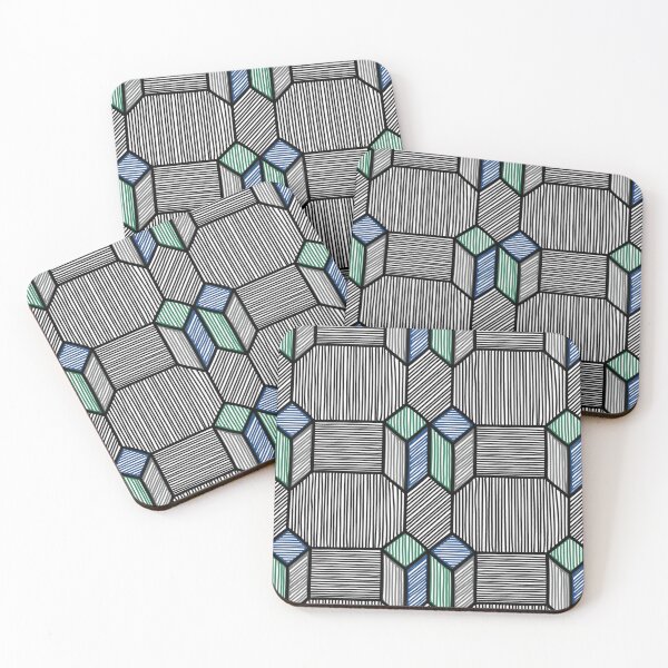 Item preview, Tricolor Geometric Walls Print designed and sold by MCMXCV-PROJECT.