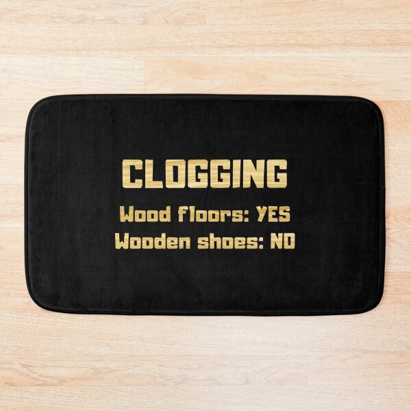 Item preview, Clogging wooden shoes no wood floors yes black designed and sold by GrammarDance.