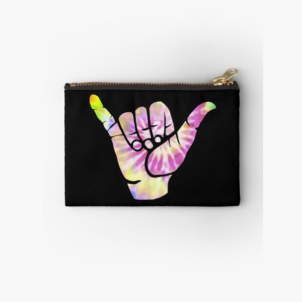 Item preview, Shakka (Shaka) Hawaiian Hang Loose Hand Sign in popular pastel tie dye watercolors. designed and sold by StickerArtwork.