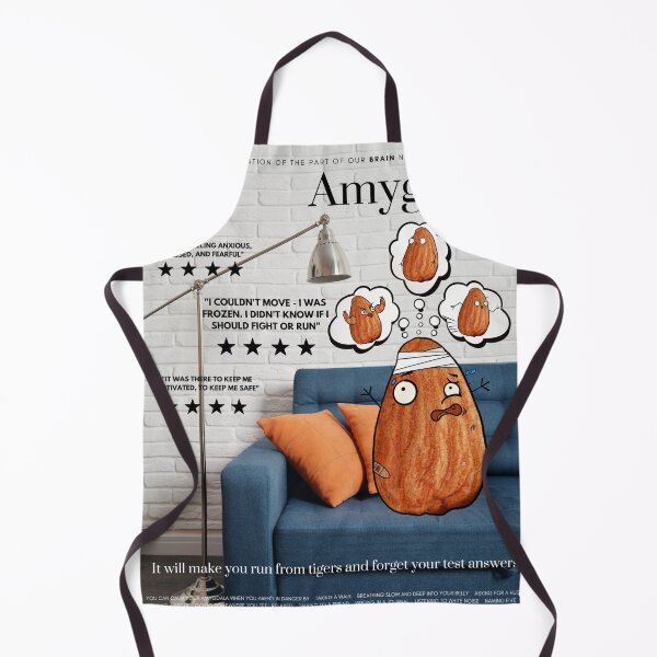 Item preview, Amygdala, the part of of your brain named after almonds. designed and sold by DrJuliesThings.