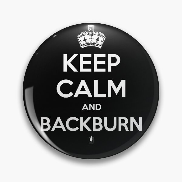 Item preview, Keep Calm and Backburn (White) designed and sold by Backburn.