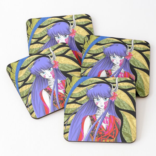 Item preview, saori kido in mayan cloth saint seiya ecopop designed and sold by jorgelebeau.