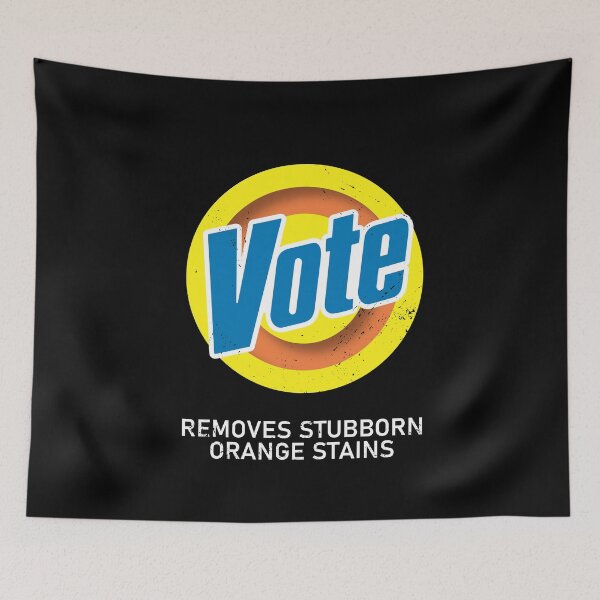 Item preview, Vote Removes Stubborn Orange Stains designed and sold by LushCatDesign.