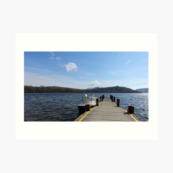 1st spring day at Lake St Clair Art Print