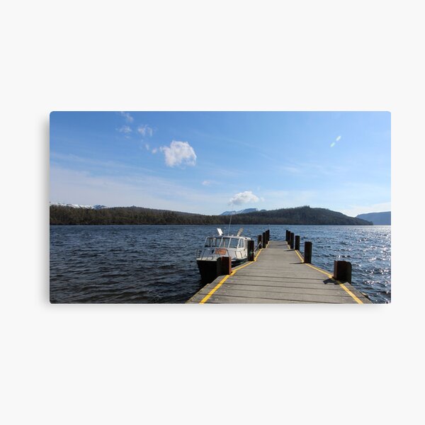 1st spring day at Lake St Clair Canvas Print
