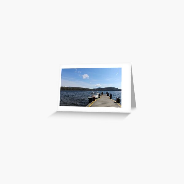 1st spring day at Lake St Clair Greeting Card
