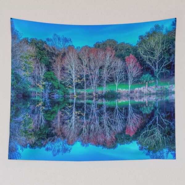 Item preview, Moon Lite Autumn Night Reflections on Florida Lake designed and sold by Steven Kight.