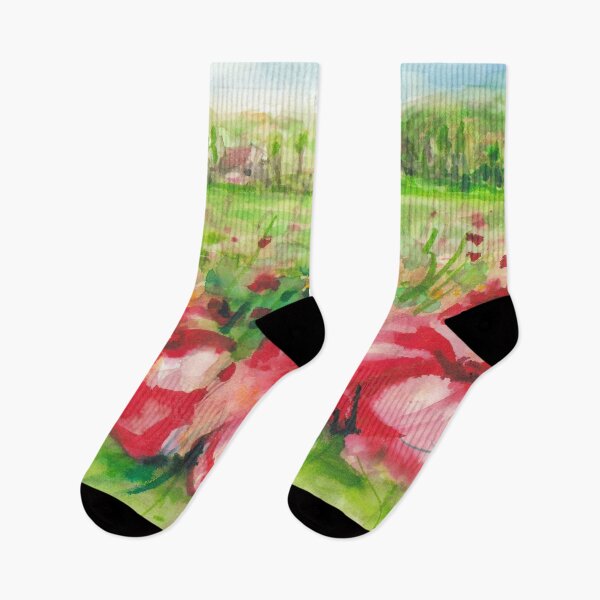 Item preview, Red Flowers Field designed and sold by IvaW.