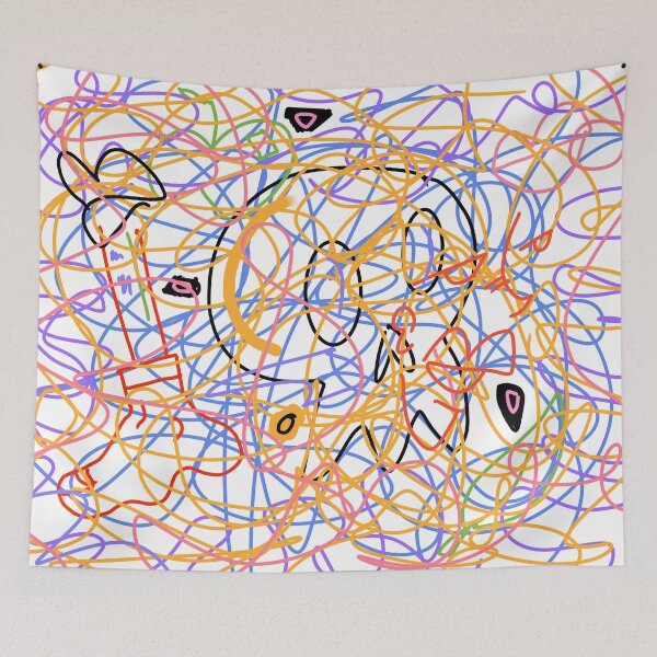 Item preview, Squiggle Line designed and sold by Georgina Fraser.