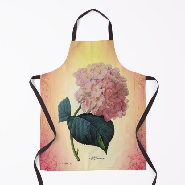 Item preview, Botanical print, on old book page - flower-Hydrangea designed and sold by Art by Lilia.