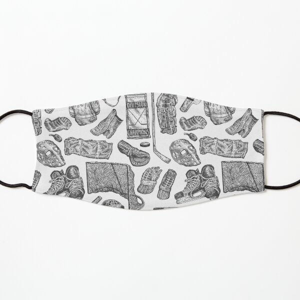 Hockey Life Pattern Kids Mask