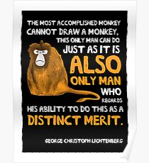 Clever Monkey Poster