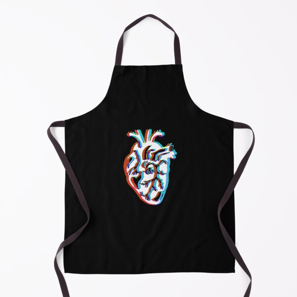 Item preview, Distorted Human Heart (blue and red) designed and sold by KittenCamper.