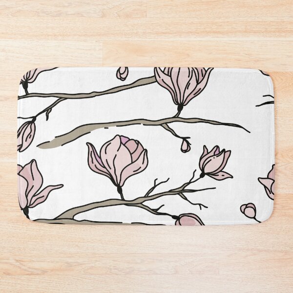 Item preview, Magnolias In Pink Pattern designed and sold by mischellero.