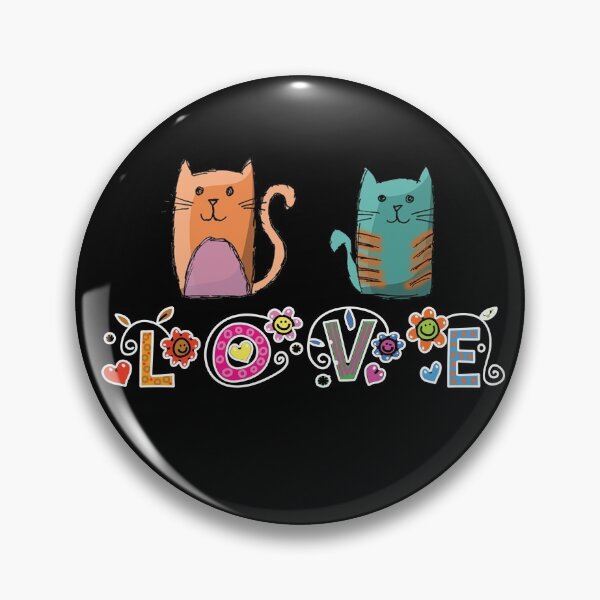 Item preview, Love Cats designed and sold by ColorfulMystic.