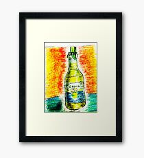 A beer on me... Framed Print