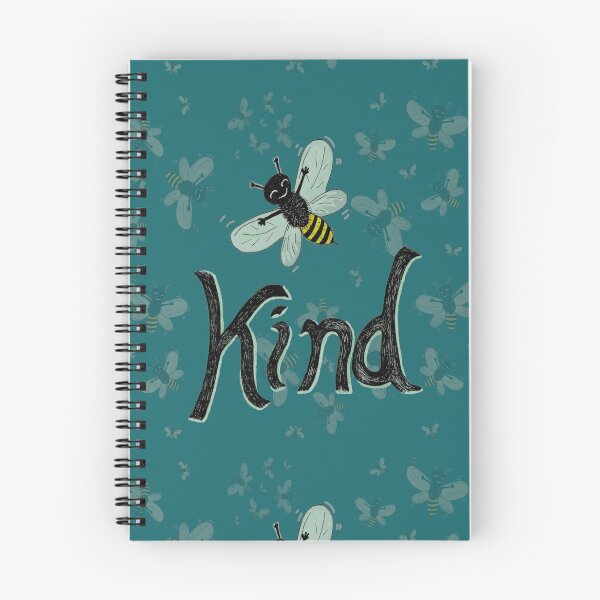 Aperçu de l'œuvre Bee Kind sur Teal créée et vendue par Amber Ryder.