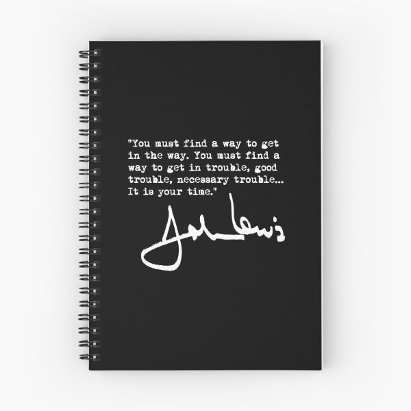 Item preview, John Lewis - You must find a way to get in trouble (white on black) designed and sold by Thelittlelord.