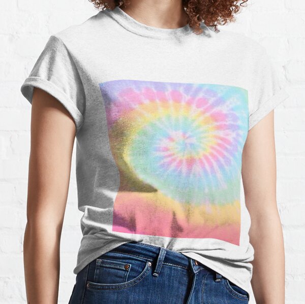 Tie Dye T Shirt Top Tee Tye Die Music Festival Hipster Indie Retro Unisex  Tshirt