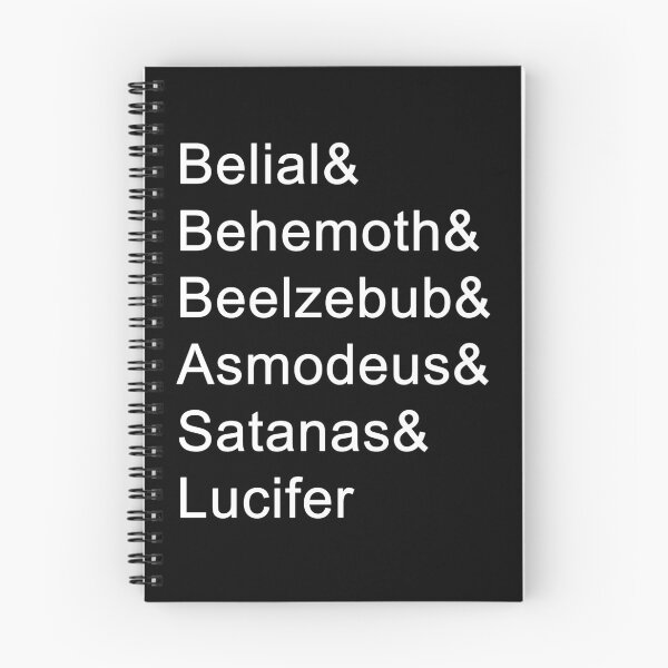 Item preview, The Princes of Hell-vetica designed and sold by SMALLBRUSHES.
