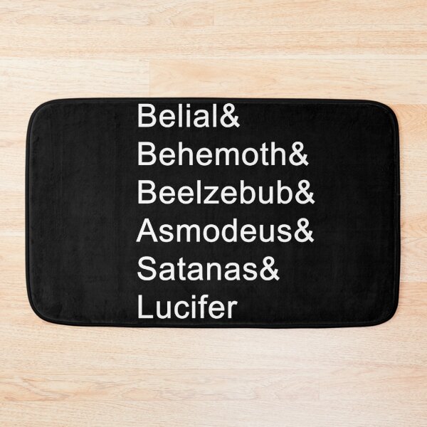 Item preview, The Princes of Hell-vetica designed and sold by SMALLBRUSHES.