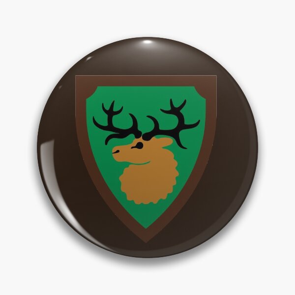 Item preview, Forestman Shield Emblem designed and sold by Highonbricks.