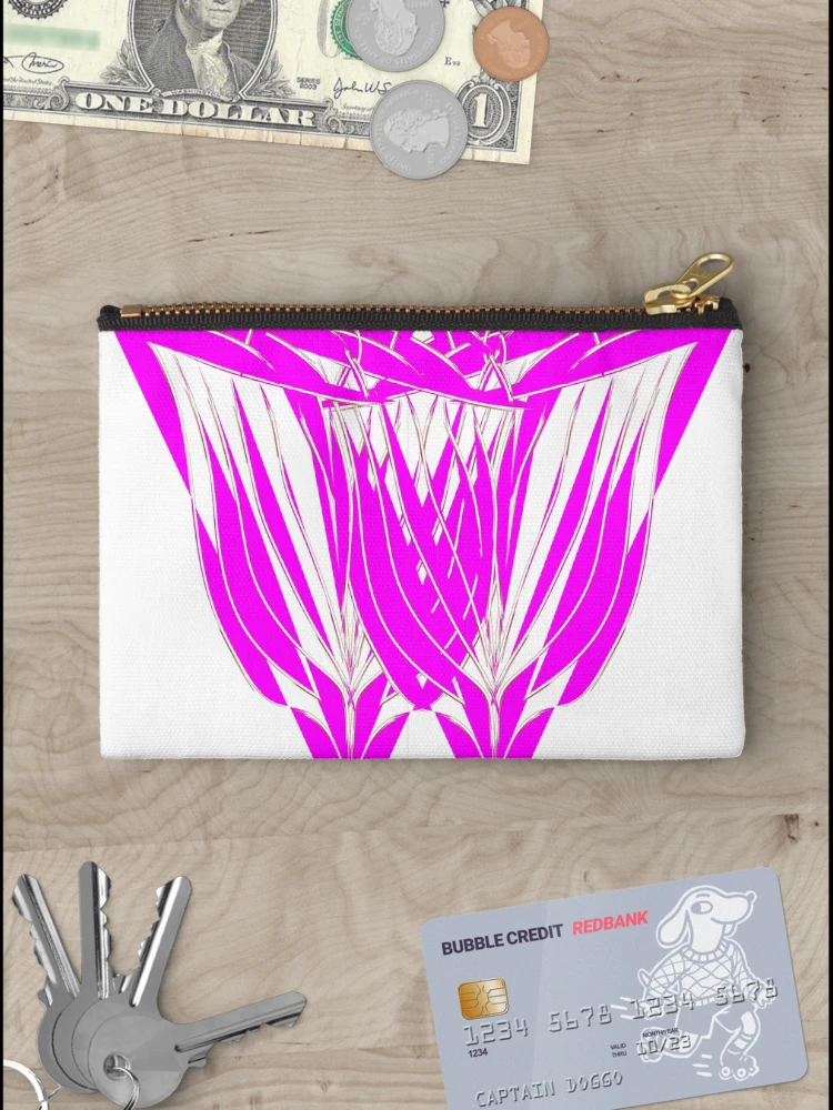 Thumbnail 3 of 4, Zipper Pouch, Two Roses designed and sold by Dream Wear.