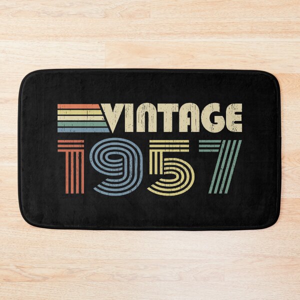 Aperçu de l'œuvre Vintage 1957 63e anniversaire cadeau né en 1957 63 ans créée et vendue par Takatv.