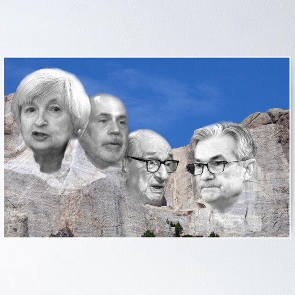 Item preview, Jerome Powell Mount Rushmore designed and sold by The Channel Surfer.