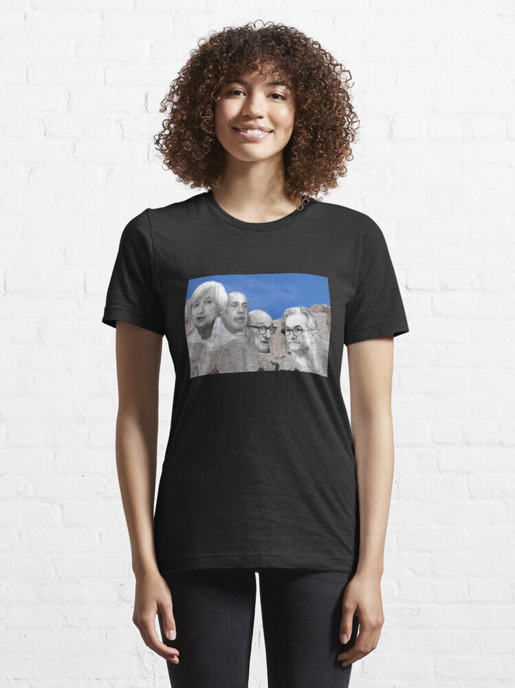 "Jerome Powell Mount Rushmore" Tshirt for Sale by hrbooms Redbubble