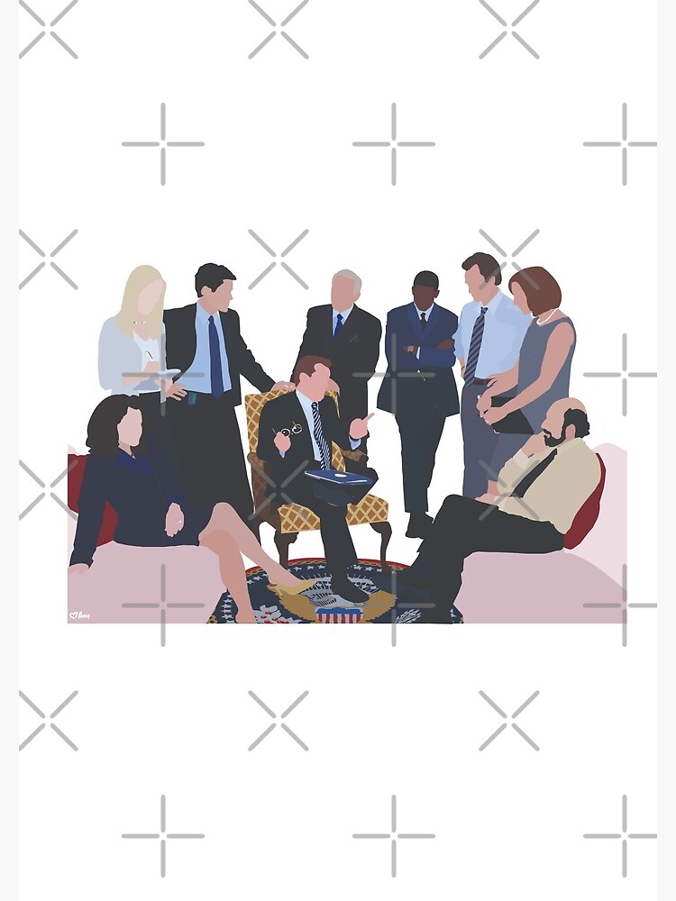 "West Wing Cast" Spiral Notebook for Sale by AmySnively Redbubble