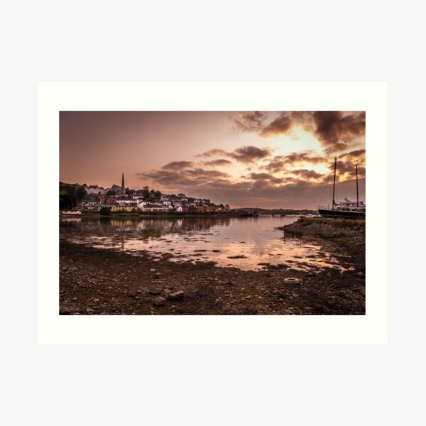 Crosshaven Evening in Co Cork Art Print