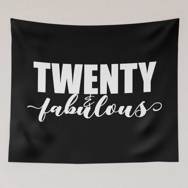 Item preview, Twenty and fabulous birthday designed and sold by PlusAdore.