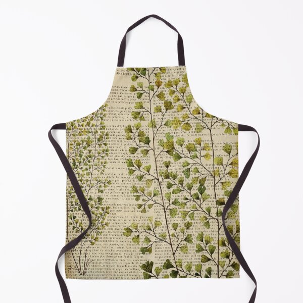 Item preview, Botanical print, on old book page - Fern designed and sold by Art by Lilia.