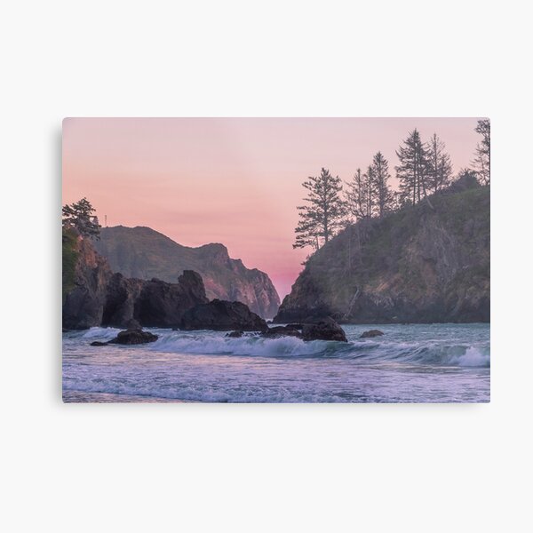 Sunset at College Cove Metal Print