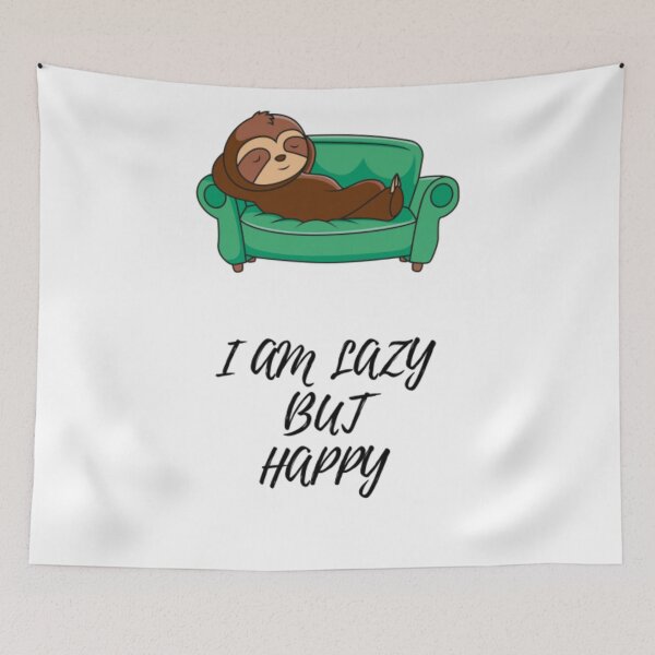 Item preview, lazy and happy designed and sold by Blue  Dragon.