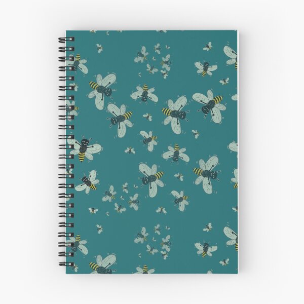 Item preview, Busy Bee Pattern on Teal designed and sold by Amber Ryder.