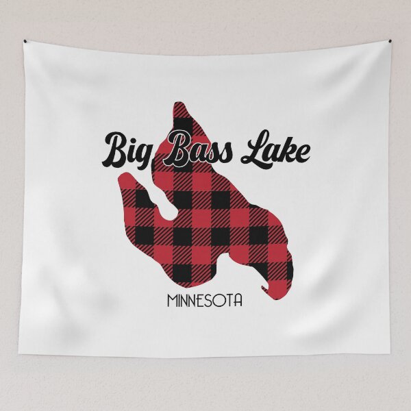 Item preview, Big Bass Lake, Outing MN Plaid designed and sold by ilakethat.