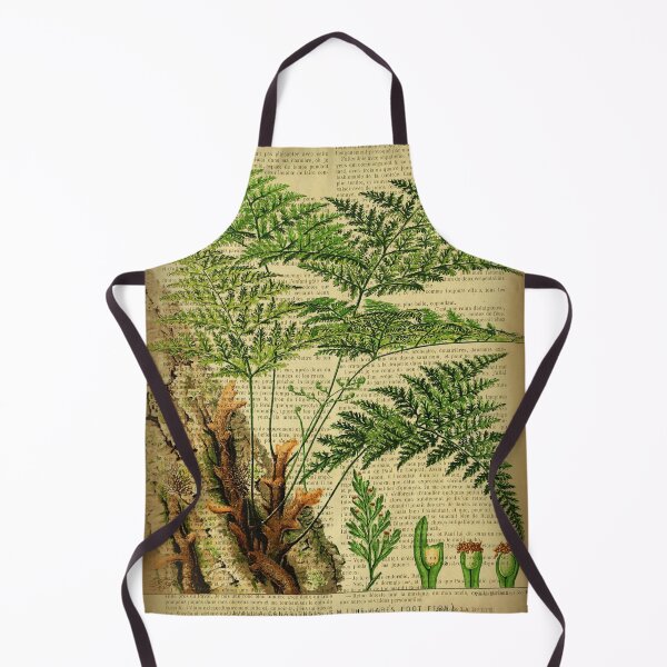 Item preview, Botanical print, on old book page - Fern designed and sold by Art by Lilia.
