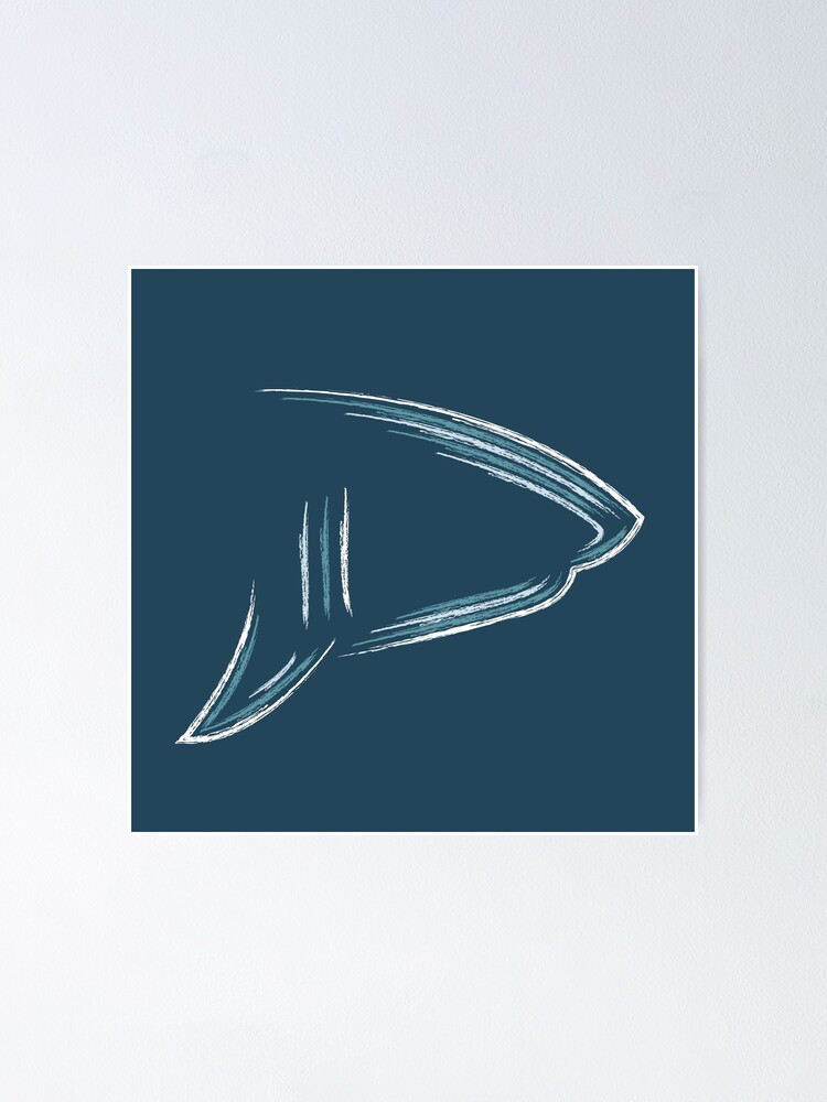 "Shark Chalk Drawing" Poster for Sale by GSNKdesigns Redbubble