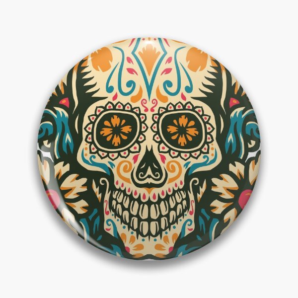 Item preview, Flowered Mexican Skull designed and sold by eDigi-Arts.