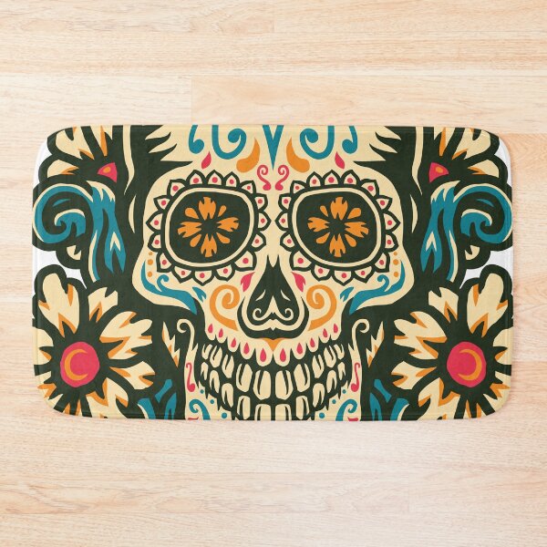 Item preview, Flowered Mexican Skull designed and sold by eDigi-Arts.