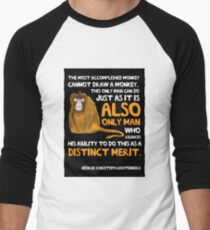 Clever Monkey Men's Baseball ¾ T-Shirt