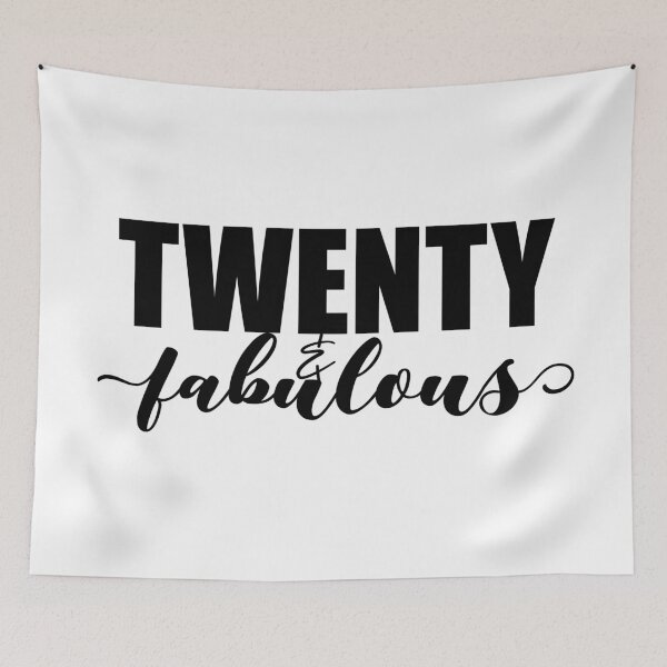 Item preview, Twenty and fabulous birthday designed and sold by PlusAdore.
