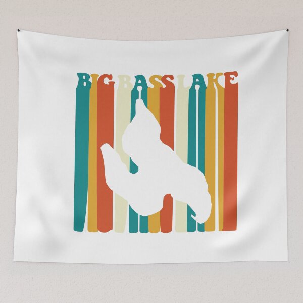 Item preview, Big Bass Lake, Outing MN Retro designed and sold by ilakethat.